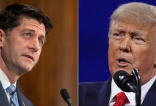 separação de paul ryan donald trump