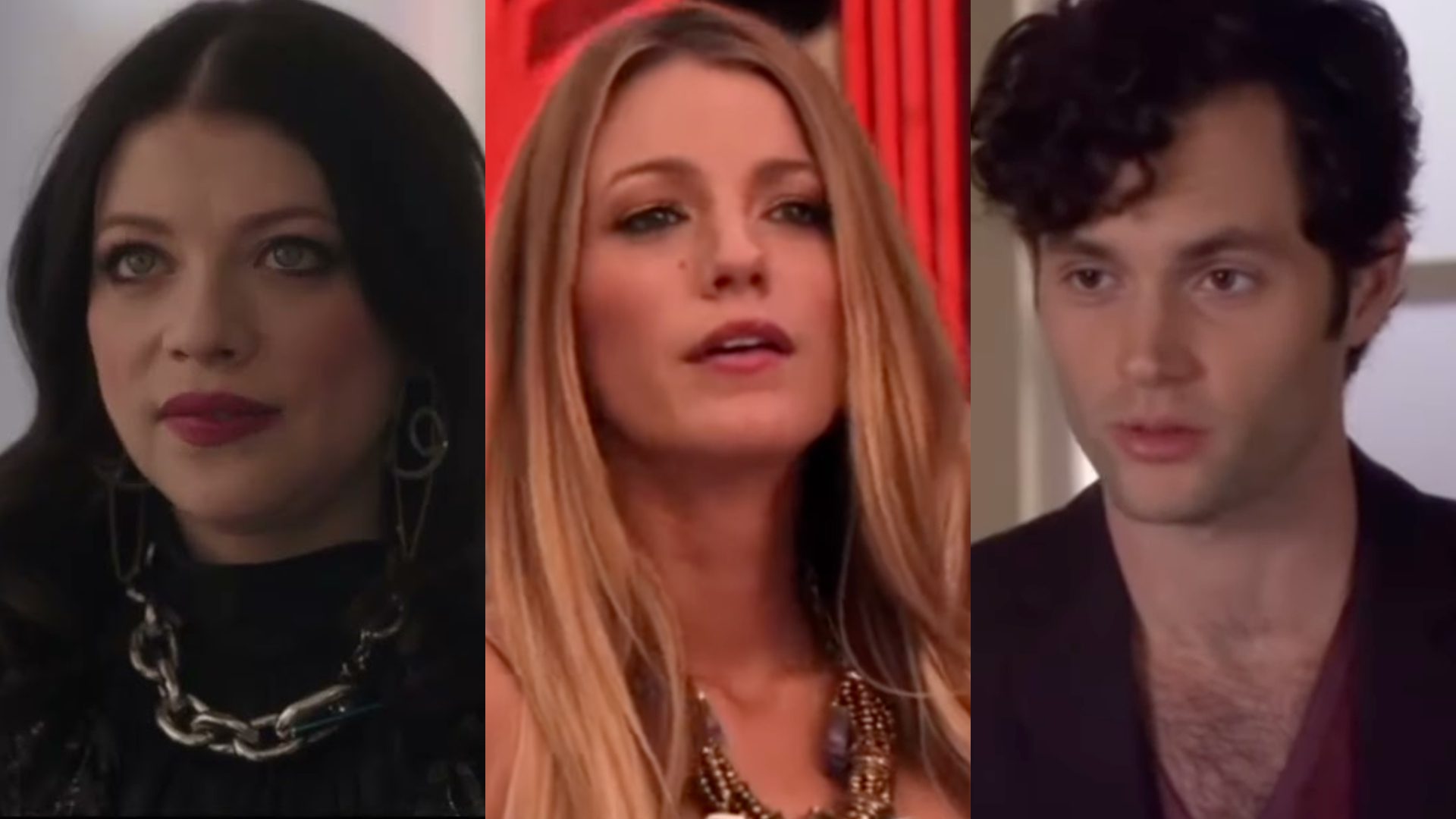 Georgina Sparks, Serena e Dan em Gossip Girl (Foto: Reprodução/HBO Max; CW)