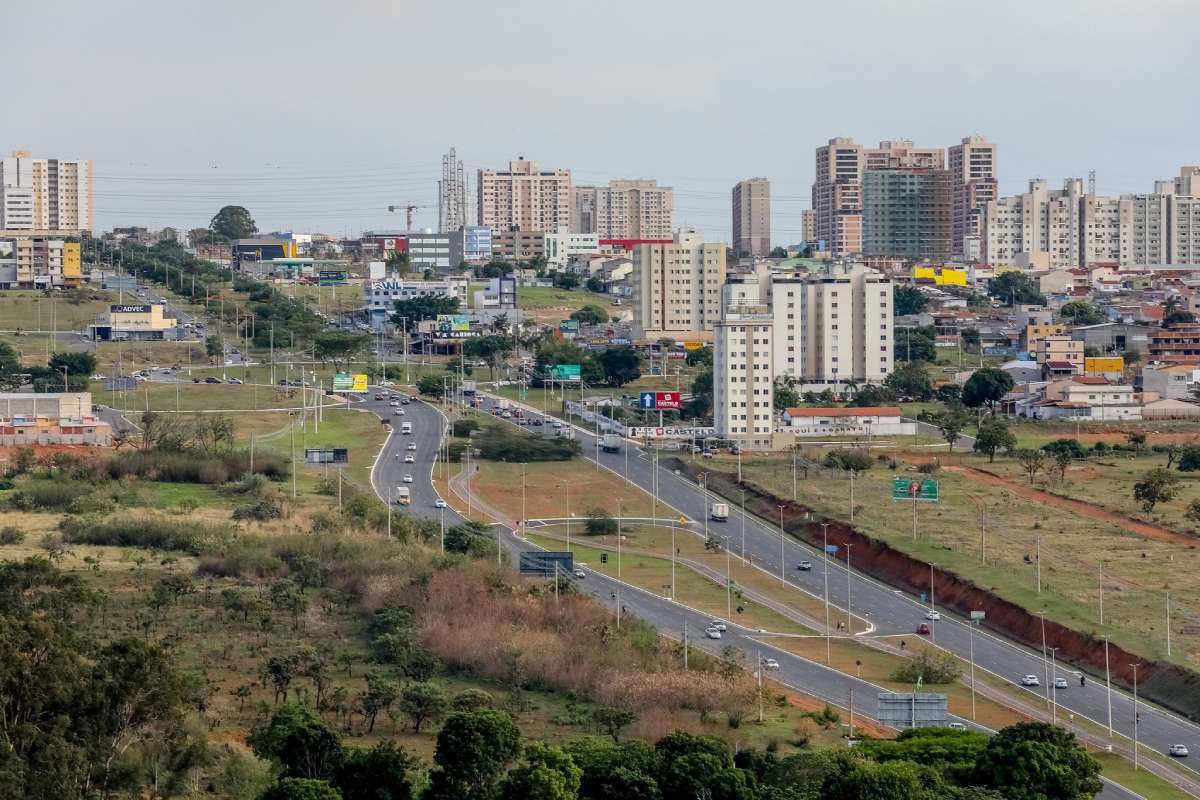 Fotografia colorida mostrando vista aérea de Samambaia (DF)-Metrópoles