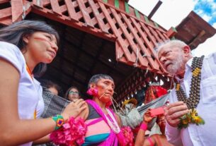 imagem colorida do presidente Lula em Roraima - Metrópoles