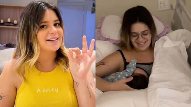 Viih Tube revela dificuldades para amamentar a filha Lua (Foto: Reprodução/Instagram)